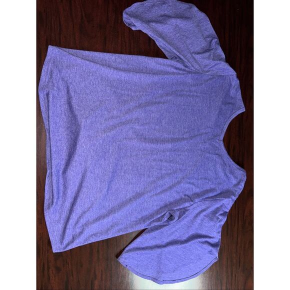 Sueani Tie Front Blouse with V-Neck Spilt Sleeve Top Size 2XL - Picture 4 of 8
